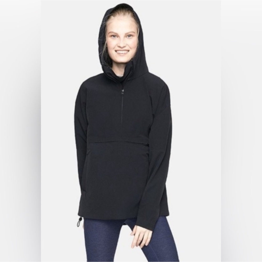 Outdoor Voices Rectrek Anorak Halfzip Jacket Sz Small Black